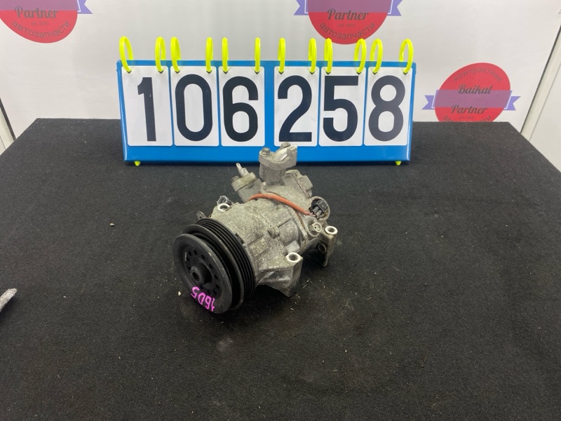 Компрессор кондиционера TOYOTA RACTIS NCP105 1NZ-FE 2008 HFC134a (б/у)