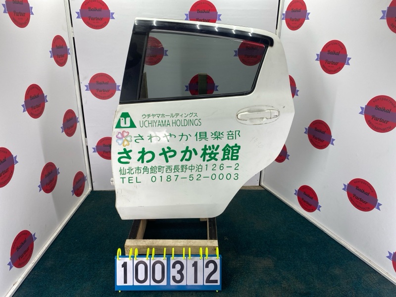 Дверь TOYOTA VITZ NSP135 1NR-FE задняя левая (б/у)