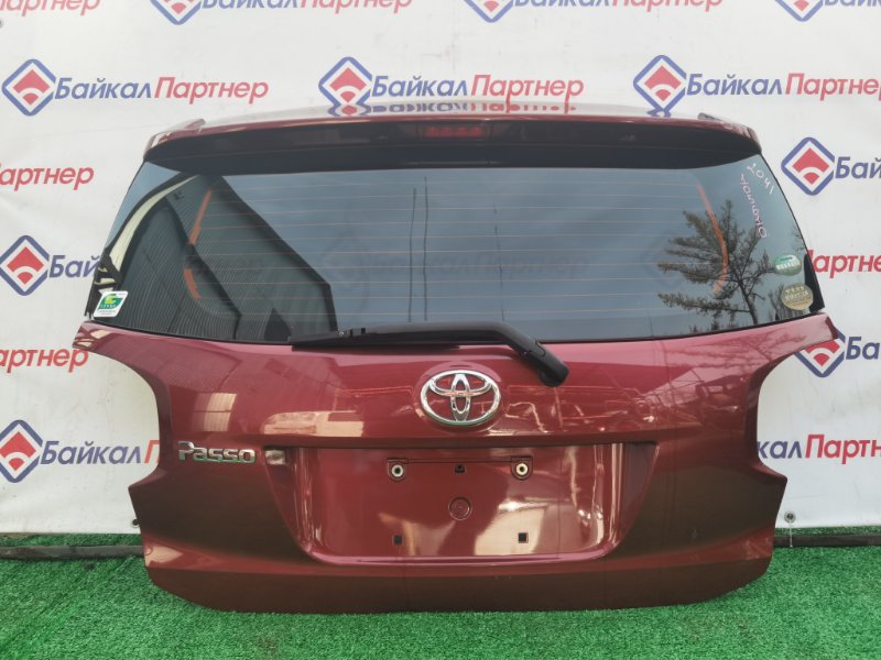 Дверь 5-я TOYOTA PASSO M710A 1KR-FE 2016 задняя (б/у)