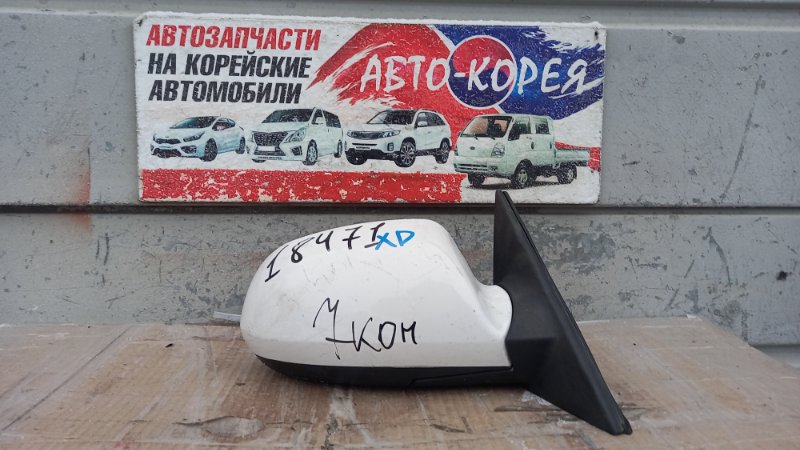 Зеркало боковое Hyundai Elantra XD 2000 переднее правое