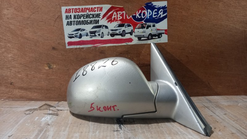 Зеркало боковое Hyundai Accent 2002 переднее правое