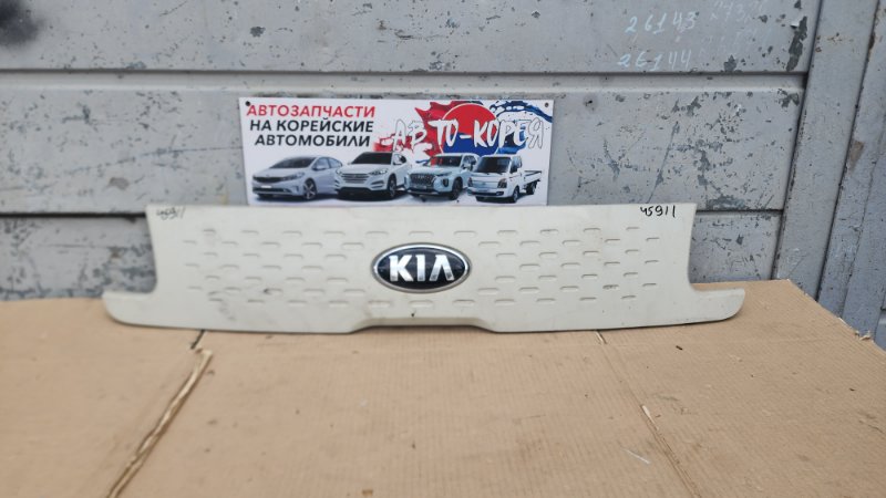 Накладка на бампер Kia Ray 2007 передняя