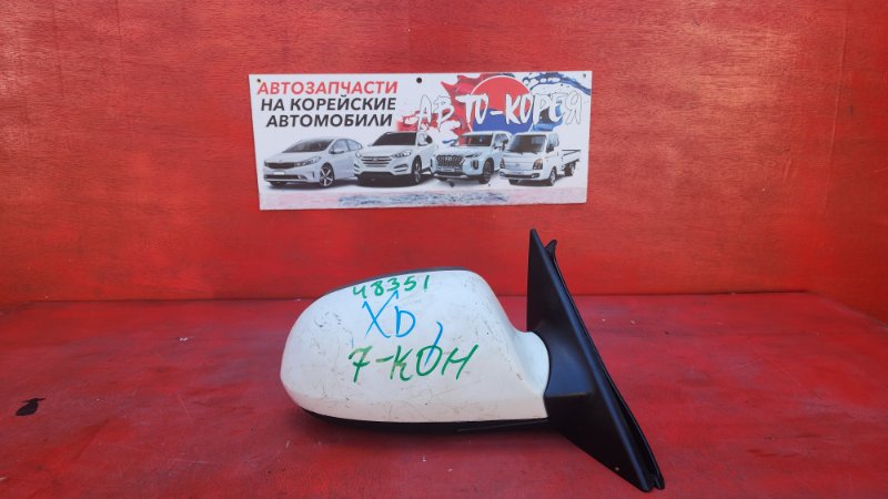 Зеркало боковое Hyundai Elantra XD 2000 переднее правое