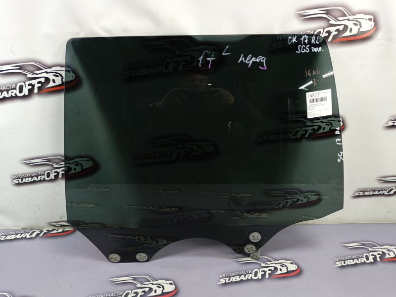 Стекло боковое заднее левое Subaru Forester 2004 SG5 EJ202 62011SA050 контрактная