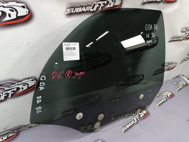 Стекло боковое заднее правое Subaru Impreza GDA EJ205