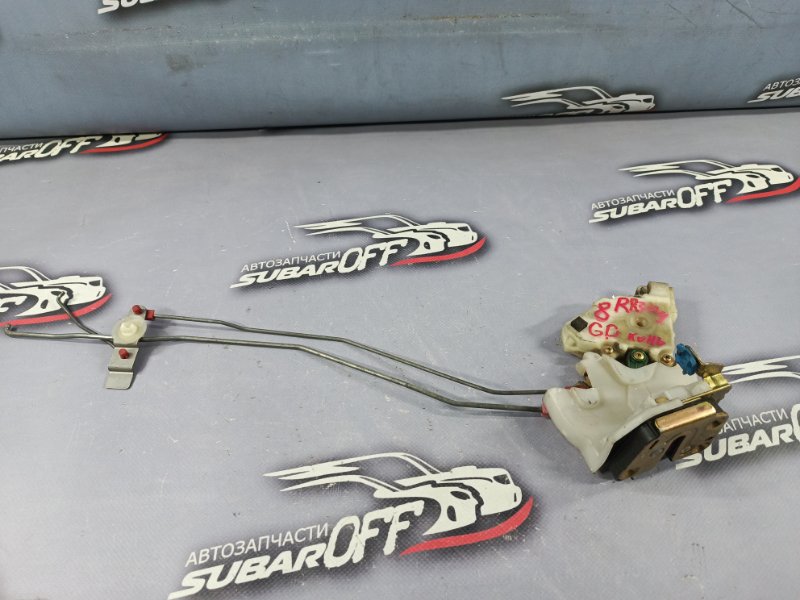 Замок дверной задний правый Subaru Impreza 2004 GD2 EJ152 61035FE001 контрактная