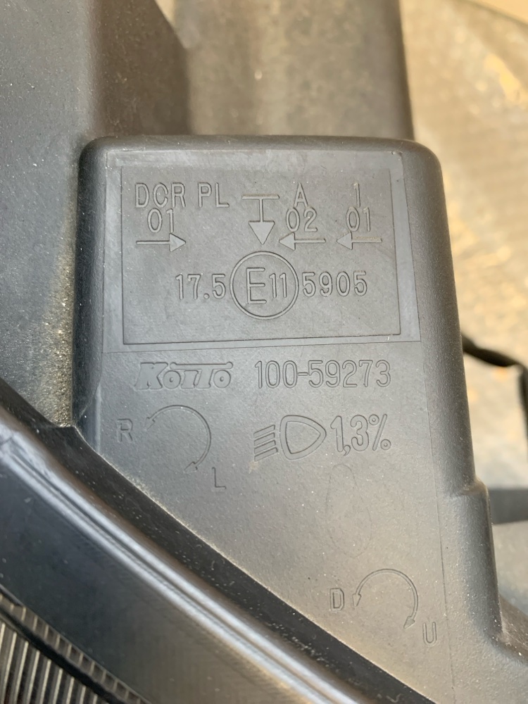 Фара правая Solio MA15S