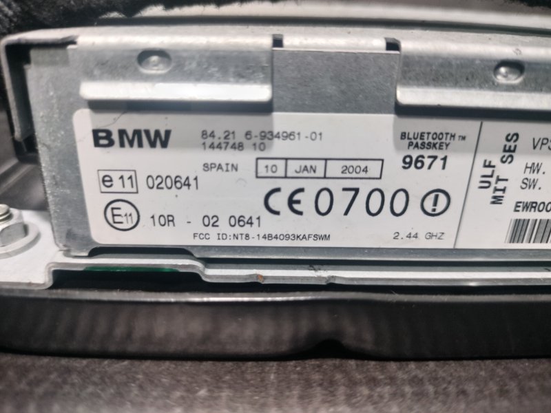 Блок управления телефоном 3 2004 E46 M54B30 306S3