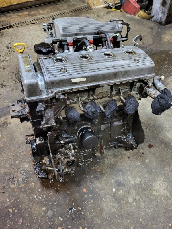 Двигатель Toyota Sprinter Carib AE115 7AFE