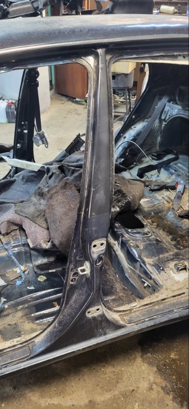 Стойка кузова средняя TOYOTA CORONA ST191 3SFE левая (б/у)