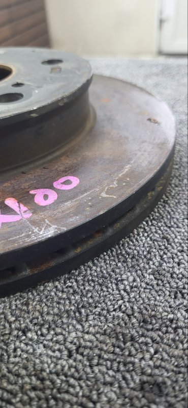 Тормозной диск TOYOTA MARKII GX100 1GFE 2000 передний (б/у)