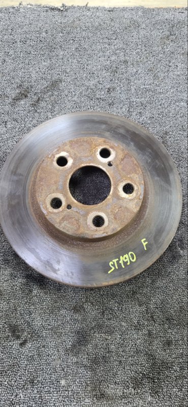 Тормозной диск TOYOTA CORONA ST191 3SFE передний (б/у)