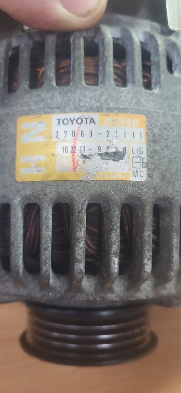 Генератор TOYOTA ALLION NZT240 1NZFE (б/у)