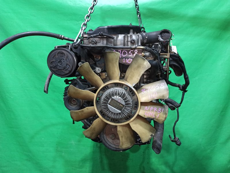 Двигатель Isuzu Elf NPR81 4HL1 417523,в сборе с навесным,