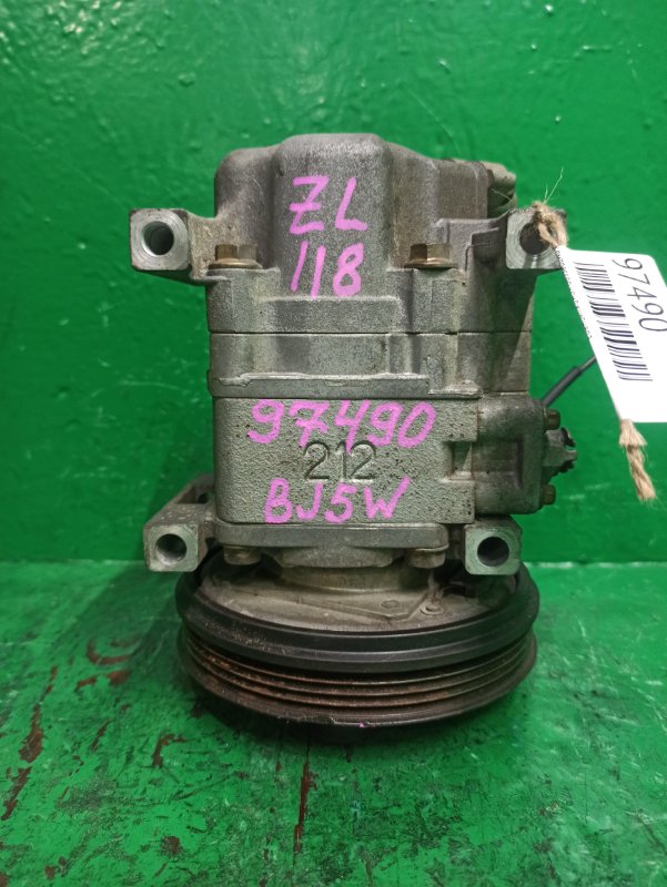 Компрессор кондиционера Mazda Familia S-Wagon BJ5W ZL-DE H12A1AA4DL