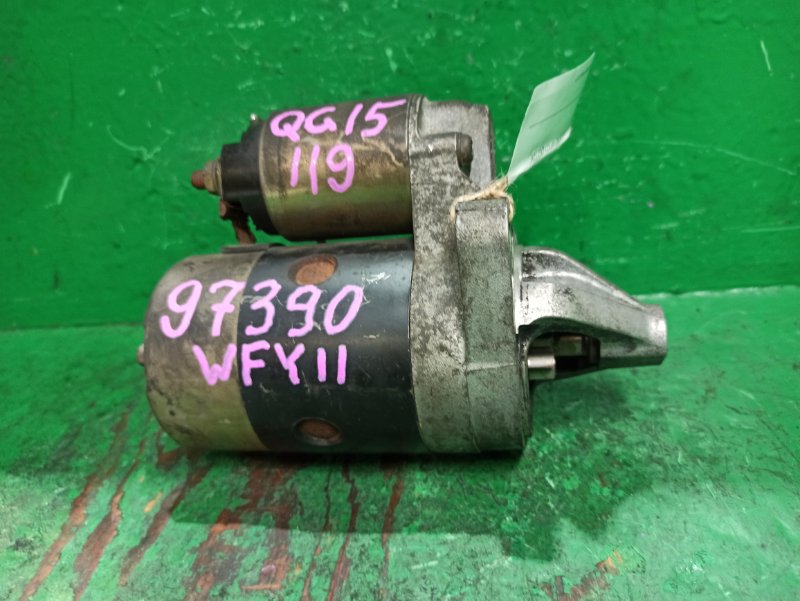 Стартер NISSAN WINGROAD WFY11 QG15DE 23300-73Y10 (б/у)