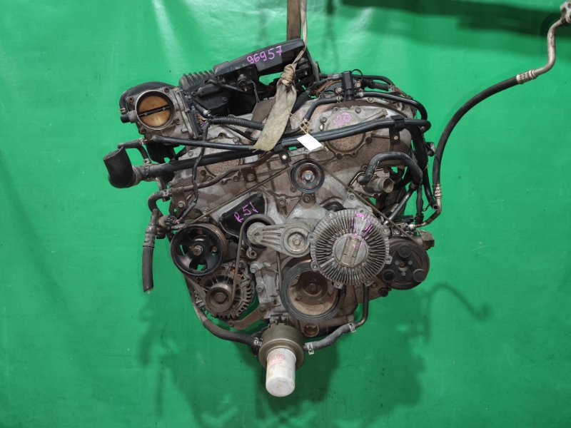 Двигатель NISSAN PATHFINDER R51 VQ40DE 589434A (б/у)