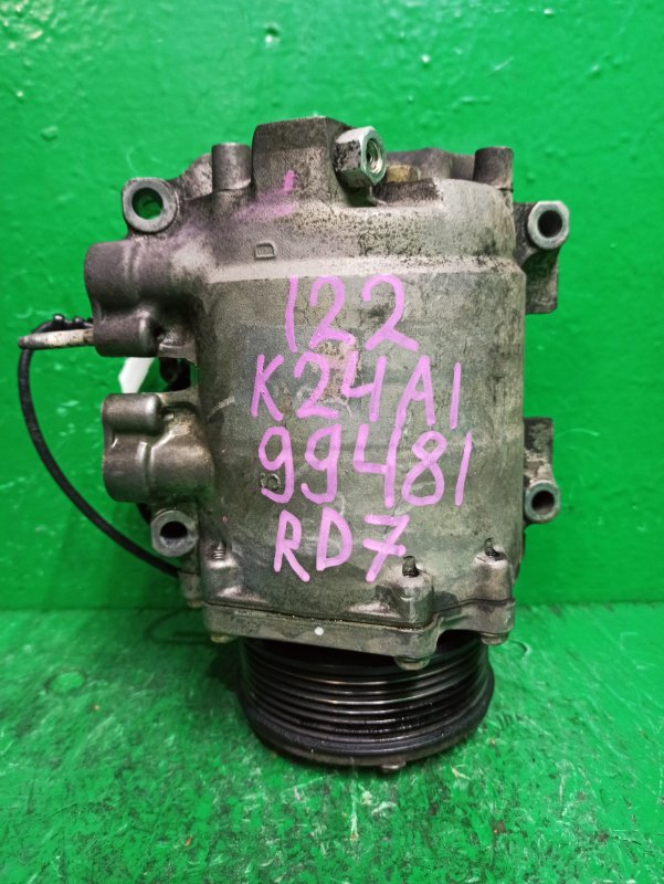 Компрессор кондиционера HONDA CR-V RD7 K24A1 (б/у)