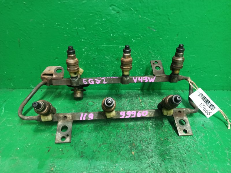 Форсунки бензиновые MITSUBISHI PAJERO V43W 6G72 N210H(INP057) (б/у)