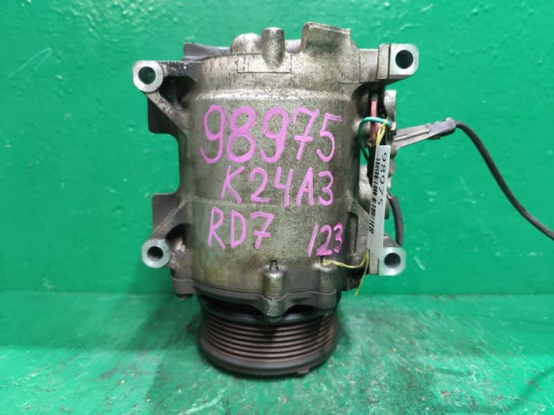 Компрессор кондиционера HONDA CR-V RD7 K24A1 (б/у)