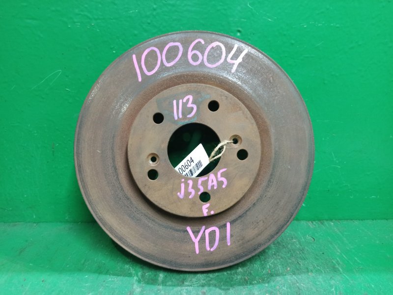 Тормозной диск ACURA MDX YD1 J35A5 передний (б/у)