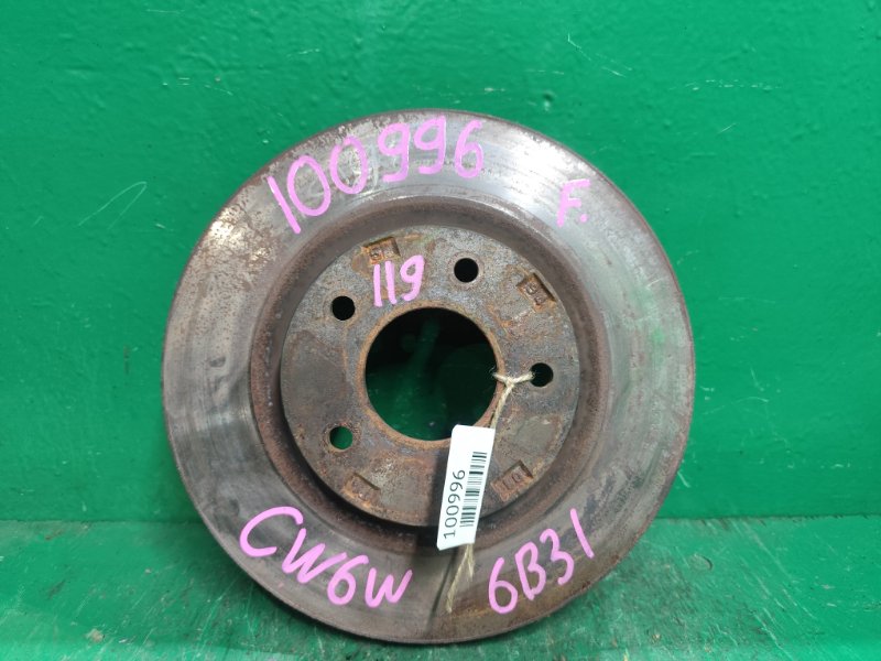 Тормозной диск MITSUBISHI OUTLANDER CW6W 6B31 передний (б/у)