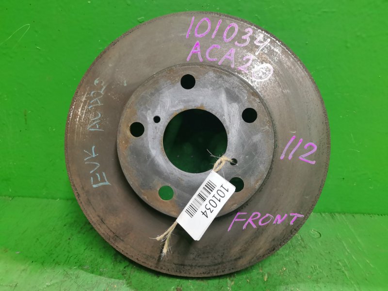 Тормозной диск TOYOTA RAV4 ACA20 1AZ-FE передний (б/у)