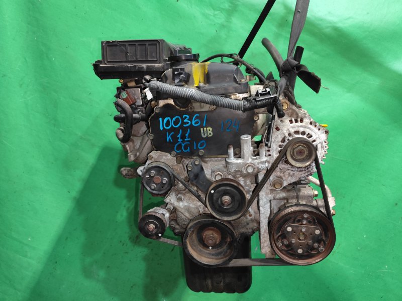 Двигатель NISSAN MARCH K11 CG10DE датчик детонации 398623B (б/у)