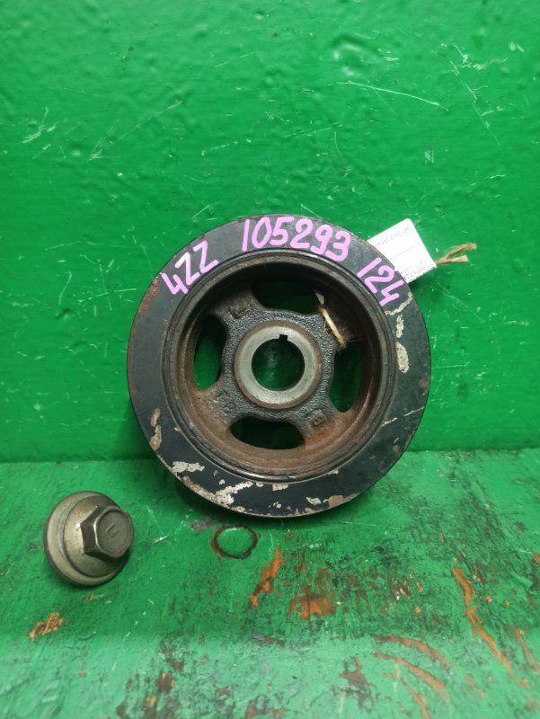 Шкив коленвала TOYOTA COROLLA ZZE120 3ZZ-FE (б/у)