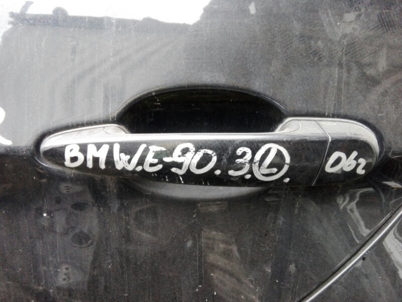 Ручка двери внешняя Bmw 323 E90 N46B20 2006 задняя левая