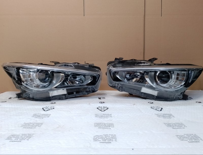 Фары диодные в сборе передние infiniti q50 V37 260104GR0B контрактная
