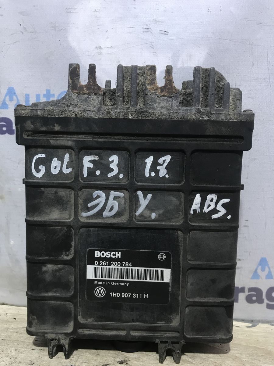 Блок управления двигателем Volkswagen Golf Mk3 1993 ABS 1.8 1H0907311H Б/У