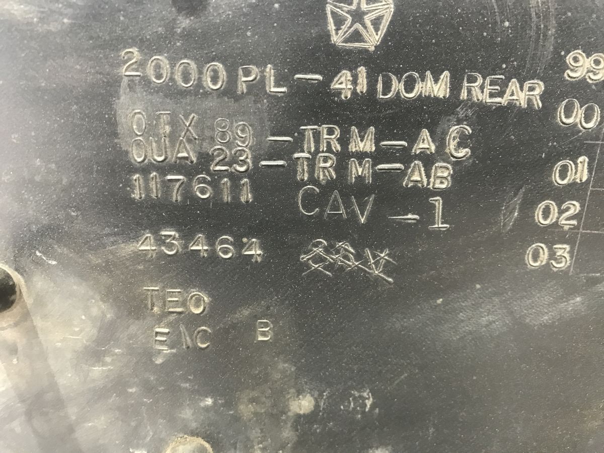 Бампер задний Neon 2 2001 ECB 2.0