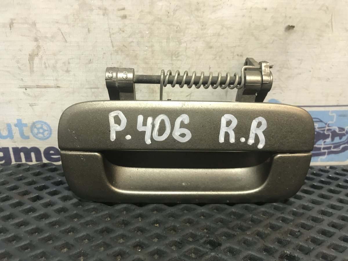 Ручка двери задняя правая Peugeot 406 2003 PSA Б/У