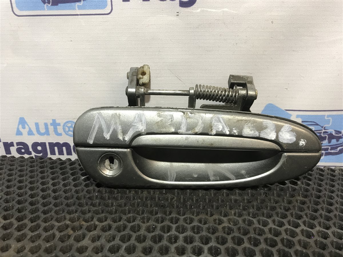 Ручка двери нaружная передняя правая Mazda 626 1992 FS 2.0 GE4T58410 Б/У