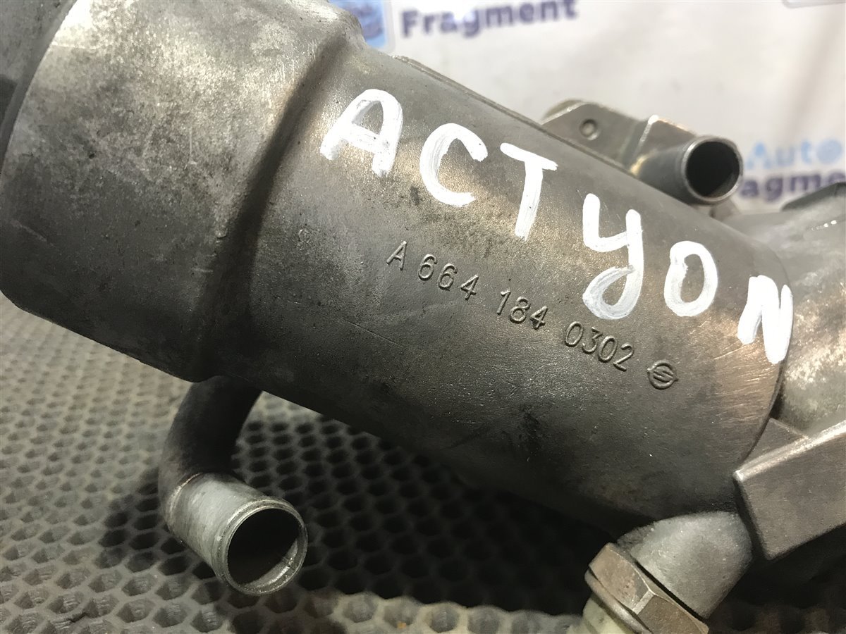 Корпус масляного фильтра Actyon 2007 D20DT 2.0 Корпус масляного фильтра Actyon 2007 D20DT 2.0