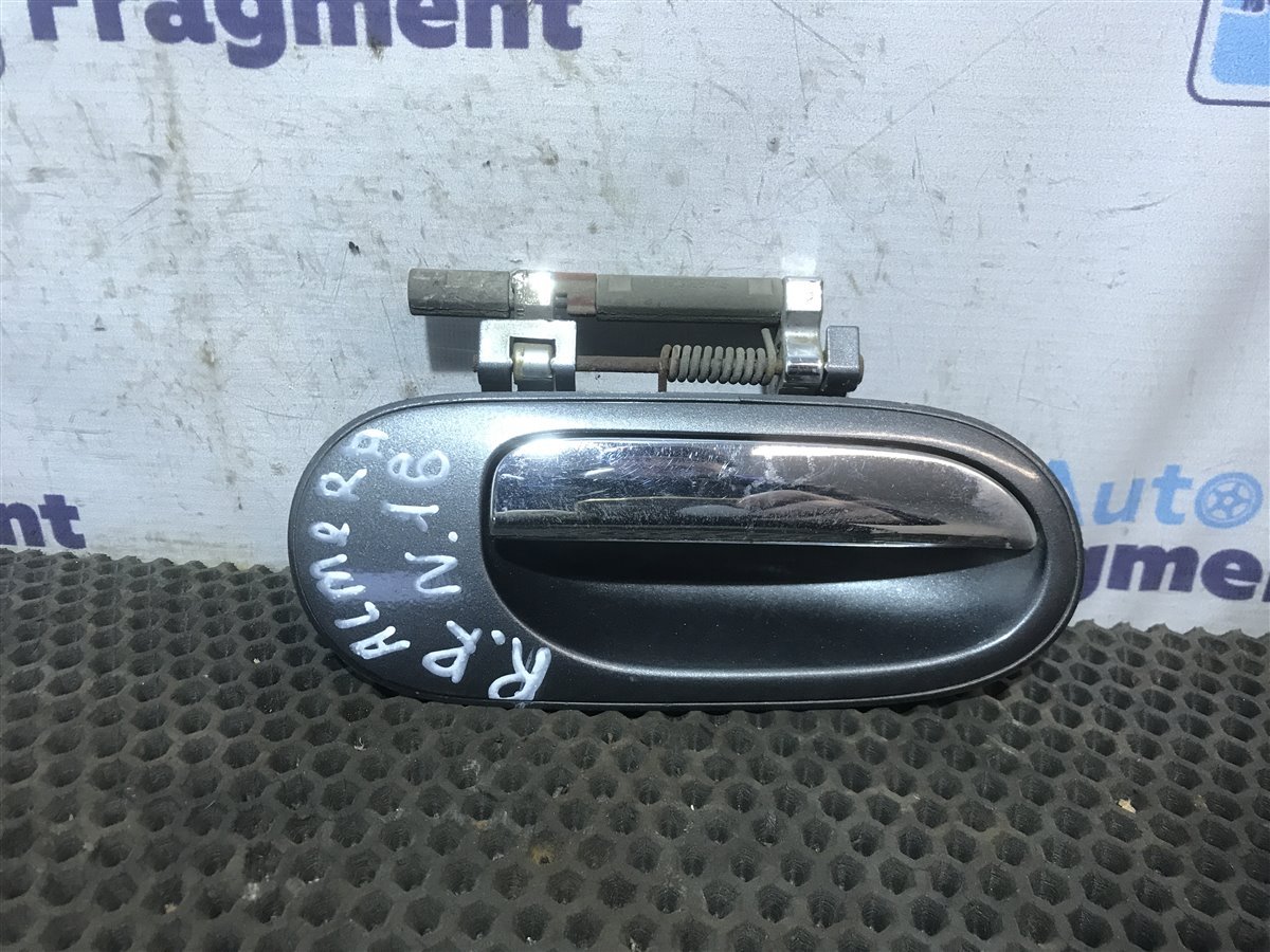 Ручка двери нaружная задняя правая Nissan Almera 2002 QG15DE 1.5 80606BN060 Б/У