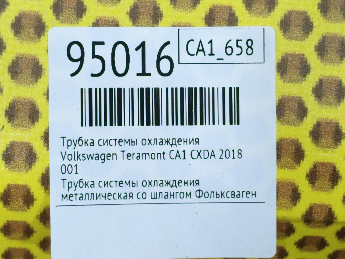 Трубка системы охлаждения Teramont 2018 CA1 CXDA