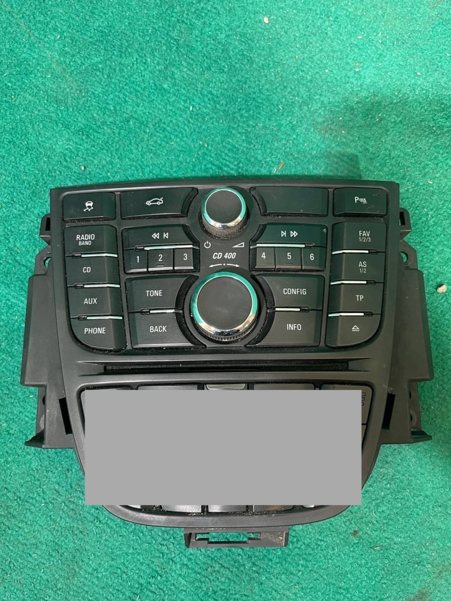 Блок управления магнитолой Opel Astra 2013 J 13360091 Б/У