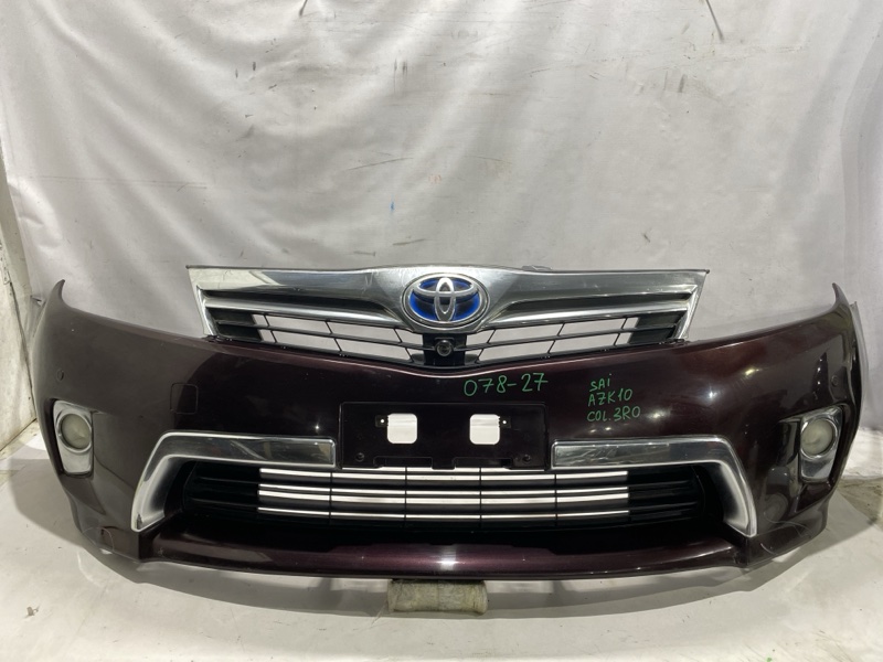 Бампер передний для TOYOTA SAI AZK10, 52119-75010, 52119-75010 1 ракурс Бампер передний для TOYOTA SAI AZK10, 52119-75010, 52119-75010 1 ракурс