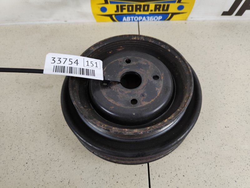 Шкив помпы Mitsubishi Pajero Sport 2006 K94W 2.5 TD 4D56 MD303249 контрактная