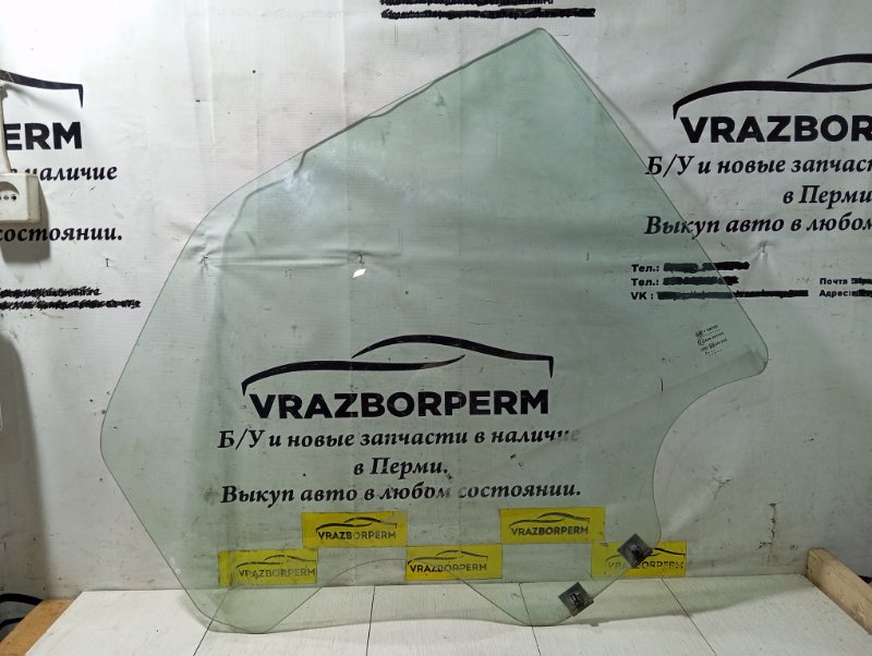 Стекло двери заднее правое RENAULT LOGAN 2012 K7JA710 8200240552 Б/У