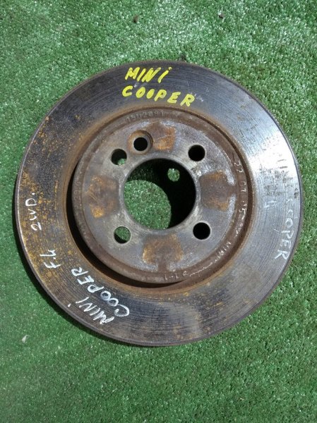 Запчасть диск тормозной передний MINI COOPER 2000-2004 R50 W10B16A 34111502891 контрактная Диск тормозной передний MINI COOPER 2000-2004 R50 W10B16A 34111502891 контрактная