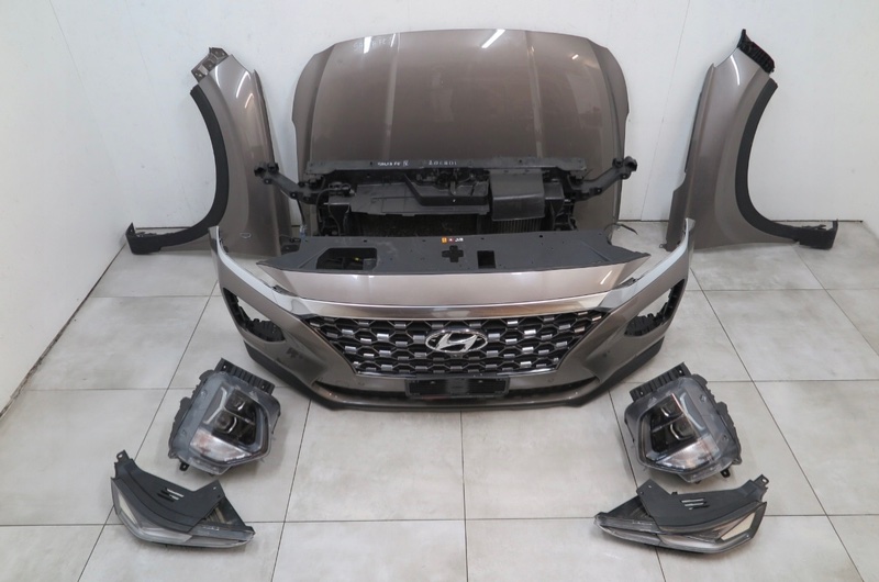 Капот бампер фары ноускат Hyundai Santa Fe Б/У