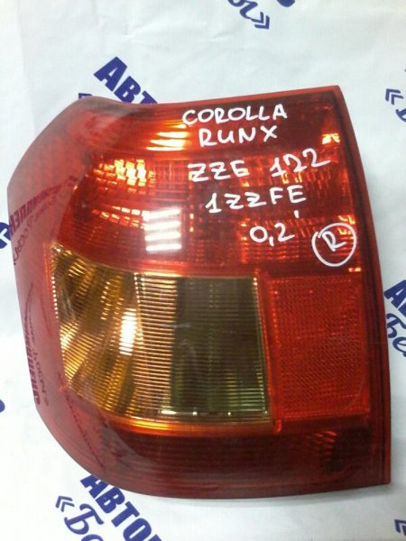 Стоп-сигнал Toyota Corolla Runx ZZE122 1ZZFE 2002 задний правый