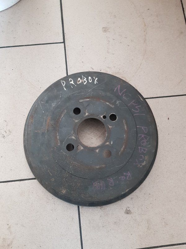 Тормозной барабан Toyota Probox NCP51 1NZFE 2002 задний