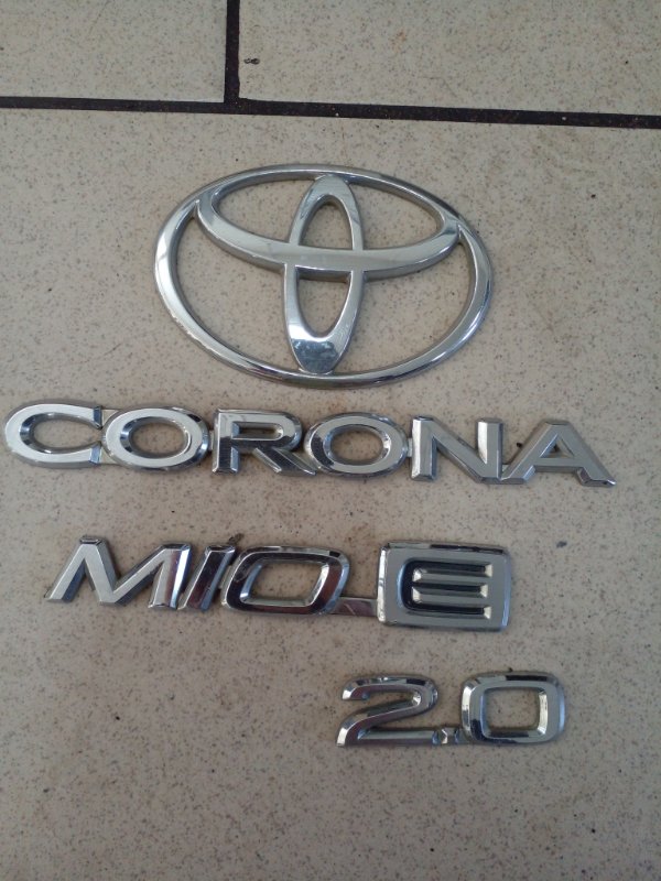 Эмблема Toyota Corona Premio AT211 7AFE 1997 задняя