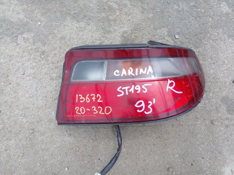 Стоп-сигнал Toyota Carina AT192 5AFE 1992 задний правый
