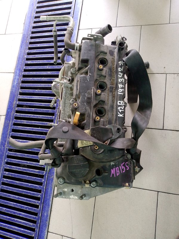 Двигатель Mitsubishi Delica D2 MB15S K12B 2015 передний