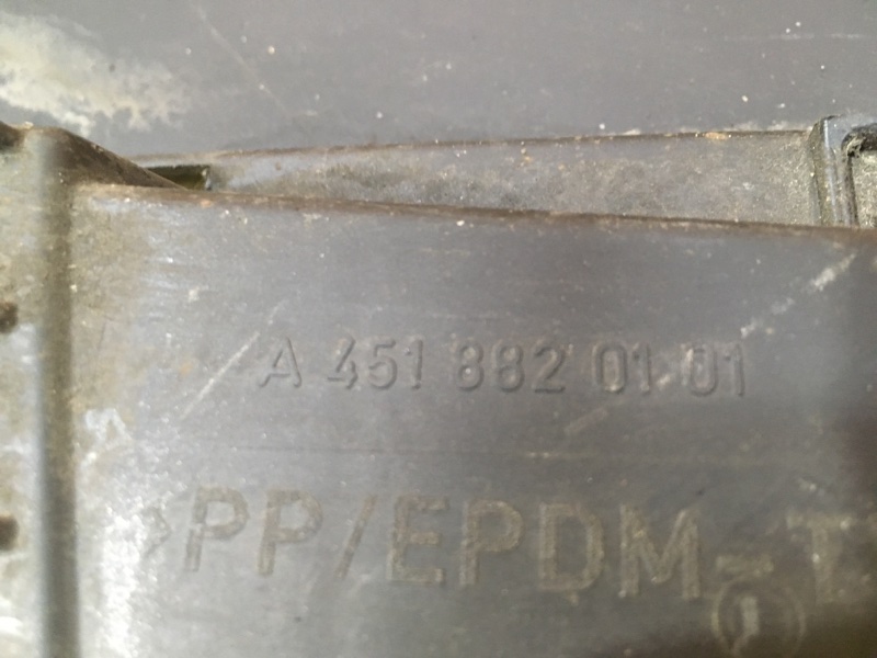 Крыло заднее левое ForTwo 2007-2014 W451